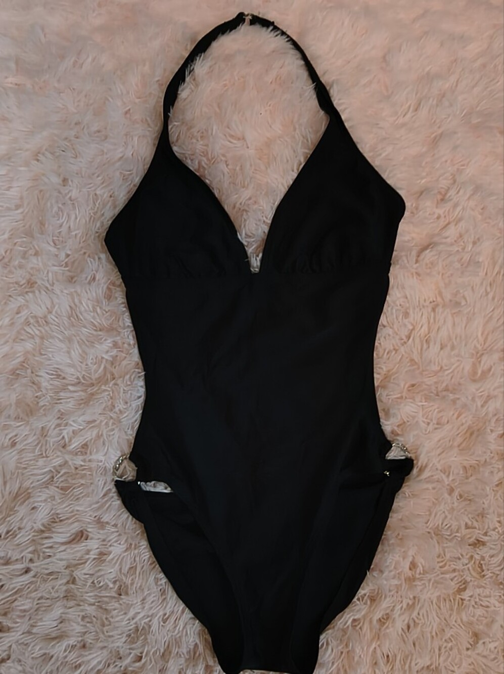 Apt 9 Women's Black One Piece Swimsuit